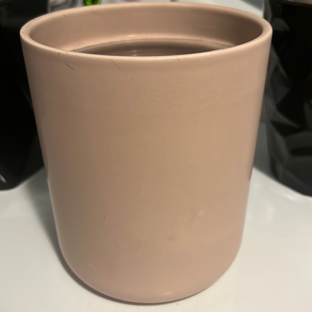 Pink Ceramic Planter Pot Vase 5” Tall Perfect For An Orchid